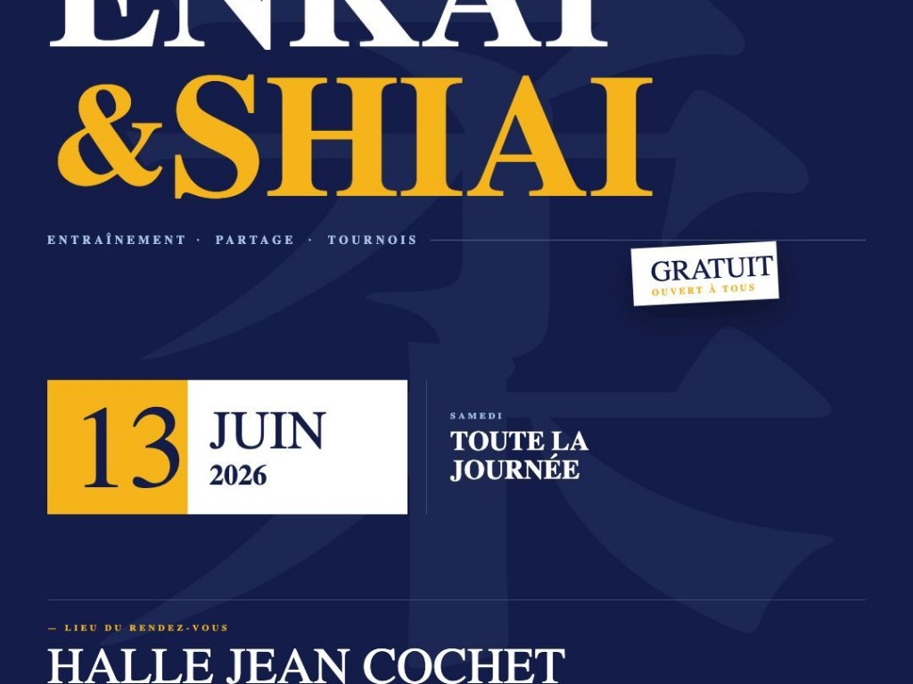 Image de l'actu 'Tournoi ENKAI & SHIAI — Samedi 13 juin 2026'