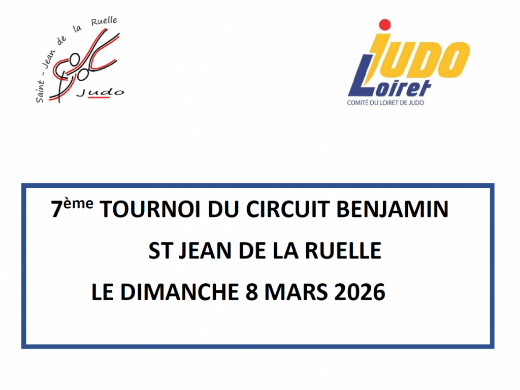 Image de l'actu 'TOURNOI BENJAMIN ST JEAN DE LA RUELLE DIMANCHE 8 MARS, JEC'