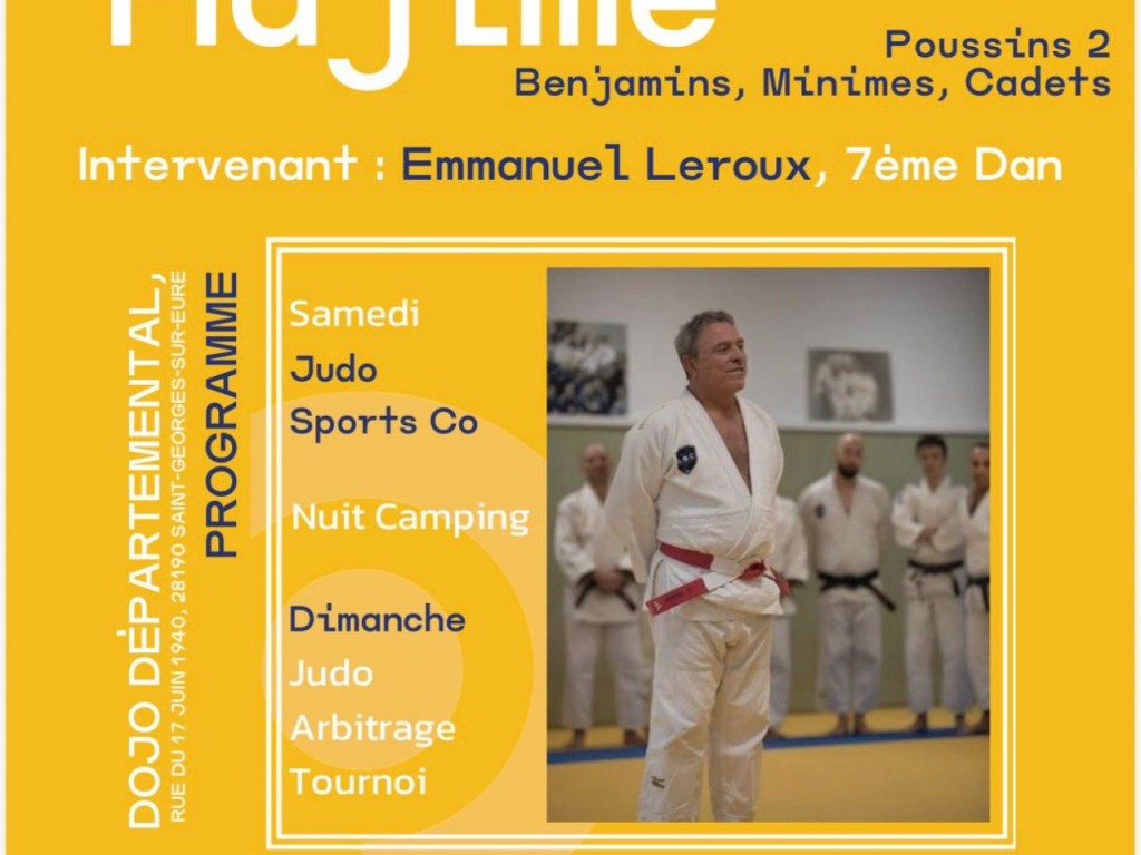 Image de l'actu 'Stage HAJIME 2026, 26 & 27 septembre 2026'