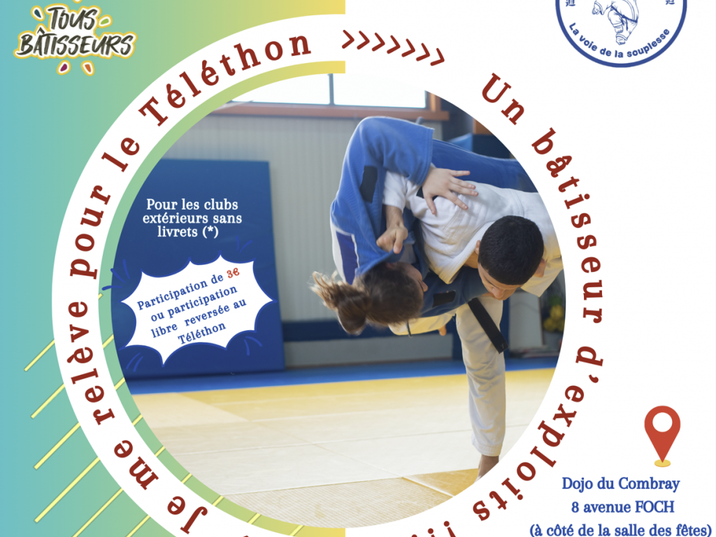 Image de l'actu '3ième édition du judothon le vendredi  06 décembre  2024 de  19h à 20h30'