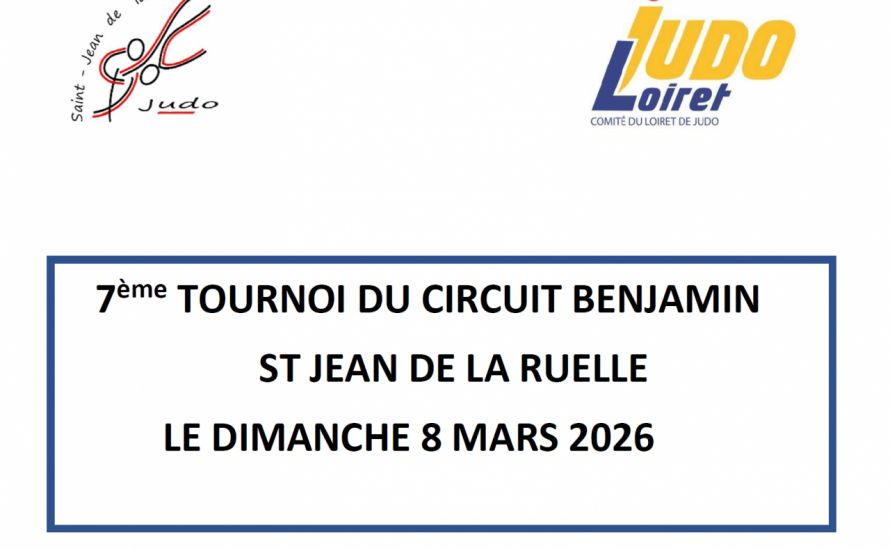 TOURNOI BENJAMIN ST JEAN DE LA RUELLE DIMANCHE 8 MARS, JEC