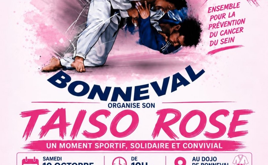 OCTOBRE ROSE : TAISO ROSE À BONNEVAL