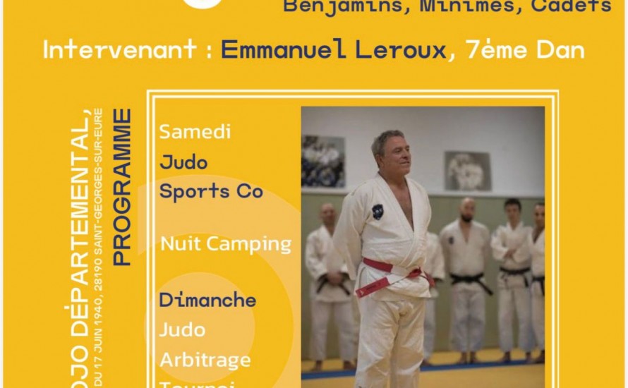 Stage HAJIME 2026, 26 & 27 septembre 2026